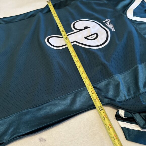 Philadelphia Phillies St PAT Football Style Jersey Stitches Genuine Large - Picture 9 of 13